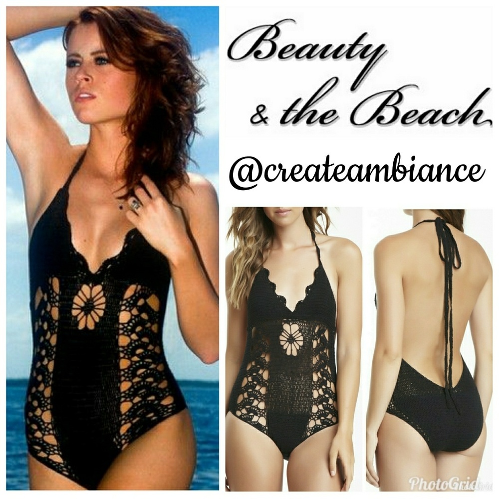 Beauty and the Beach Sadie Crochet One Piece